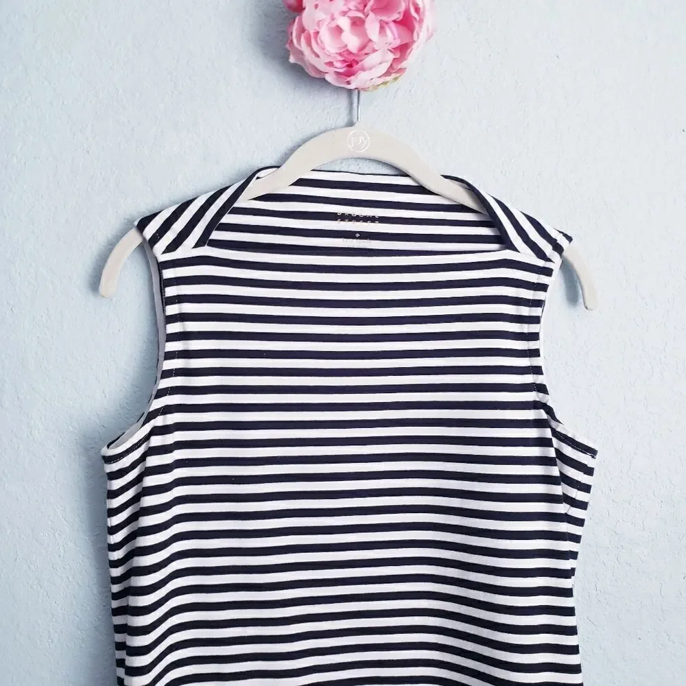 Kate Spade Broome Street Black and White Striped Dress